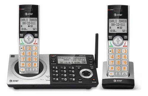 At&t Cl83207 Dect 6.0 Teléfono Inalámbrico Expandible Con Bl