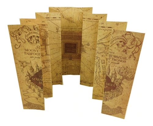 Mapa Del Merodeador Saga Harry Potter 75cm X 22cm Iluminaras