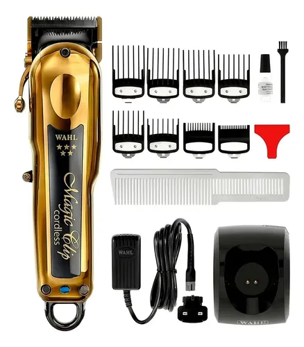 ト*ト様 WAHL Cordless Magic Clip Gold ウォール Wahl Magic Clip Gold Maquina de Corte Profissional sem Fio 6500