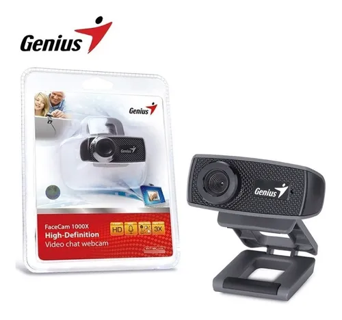 Webcam Genius Facecam 1000x Hd Black Usb