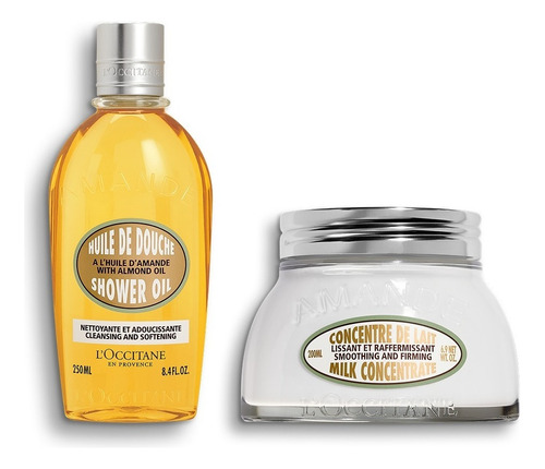 Kit De Cuidado Com A Pele L'occitane Amêndoa Para Pele Normal/seca/sensível - 2 Peças