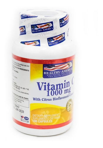 Vitamina C + Citrus Healthy America - Unidad a $647