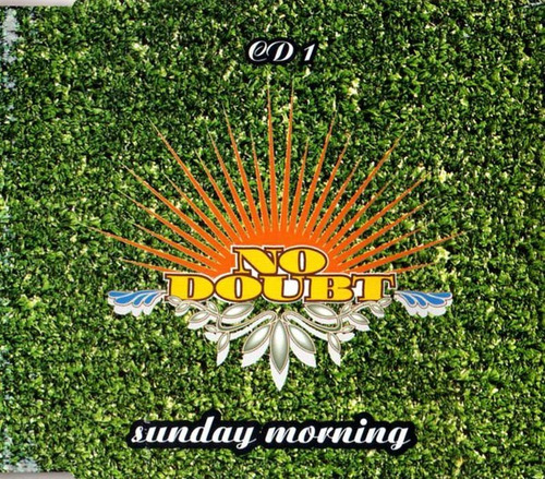 Cd No Doubt - Sunday Morning - Maxi Single Inglés - 1997