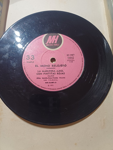 Disco De Vinilo Original Simple El Mono Relojero (Usado)