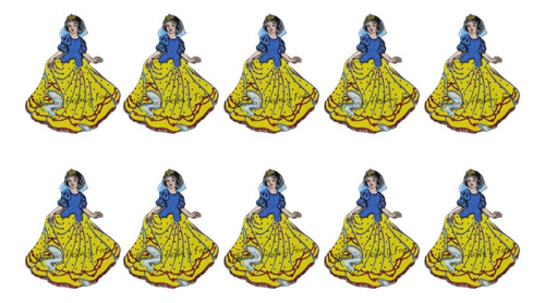 Figuras De Fomi De Blanca Nieves Mini 50 Pzs De 10cm Foamy