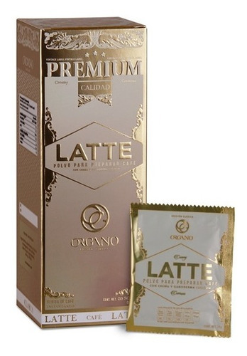 3 Cajas Café Latte Organo Gold Premium Gourmet