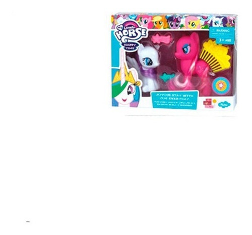 Adorables Ponys Blanco C/luz 2 Pcs 1723193 E.normal