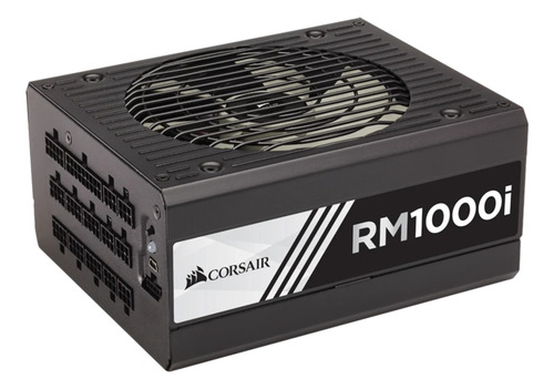 Fuente De Poder Corsair Rm1000i 1000w 80 Plus Gold Modular | Sistema Ultra Low Noise | Ideal Para Pcs De Alto Rendimiento, Gamers, Renderizado Y Creación De Contenido