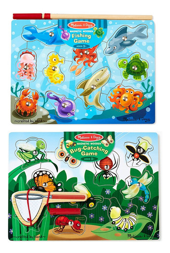 Melissa & Doug Magnético De Madera Del Rompecabezas Juego Se