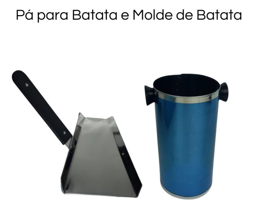 Pá Para Batata Frita E Molde Para Torre De Batata