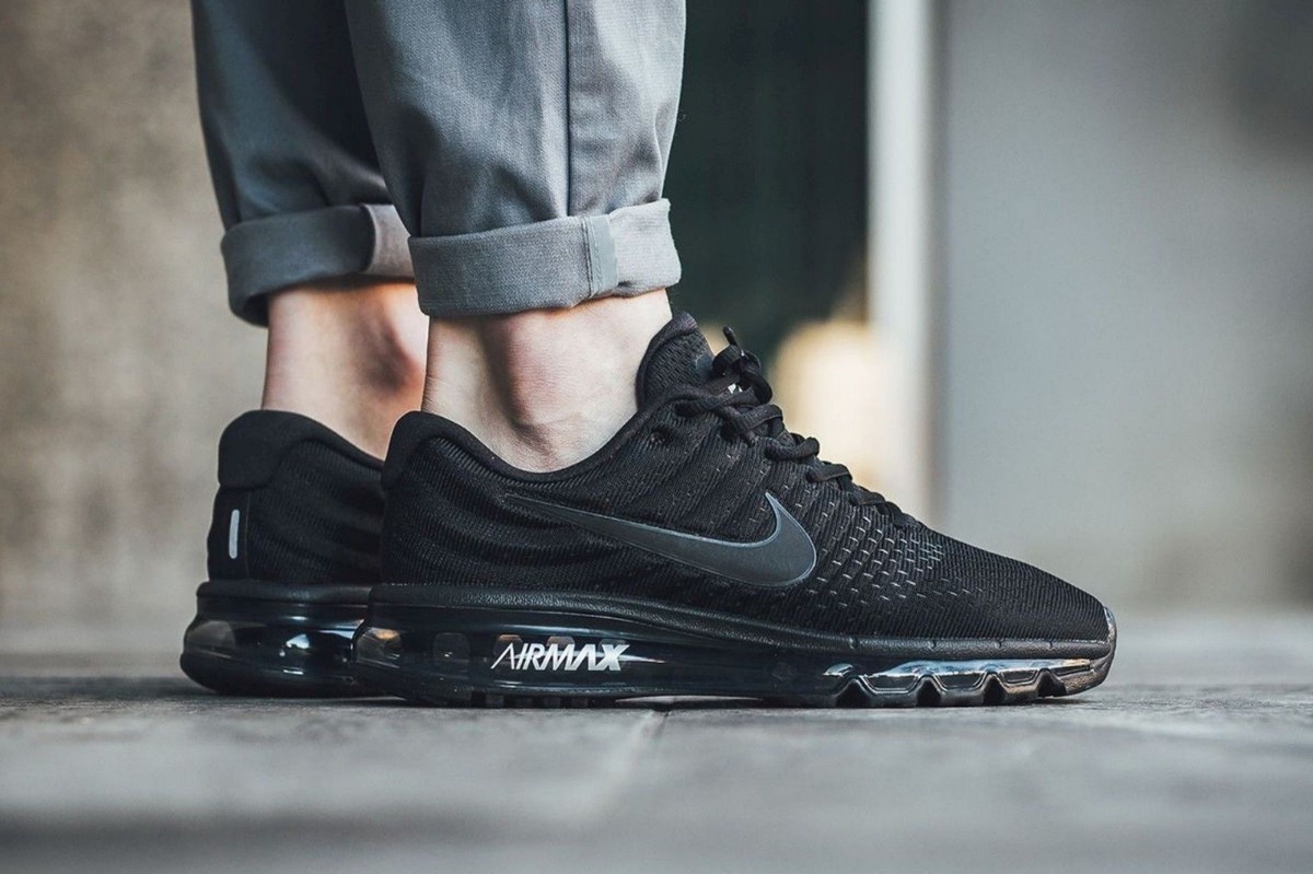 Tenis Nike Air Max 2017 S/tapa Correr Gym Triple Black 360 | Mercado Libre