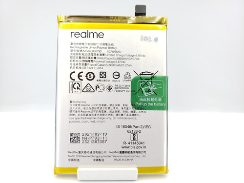 Bateria Blp793 Realme C15 Rmx2195 100% Original