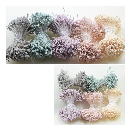 Pistilo De Estambres De Flores Artificiales Púrpura Beigeah