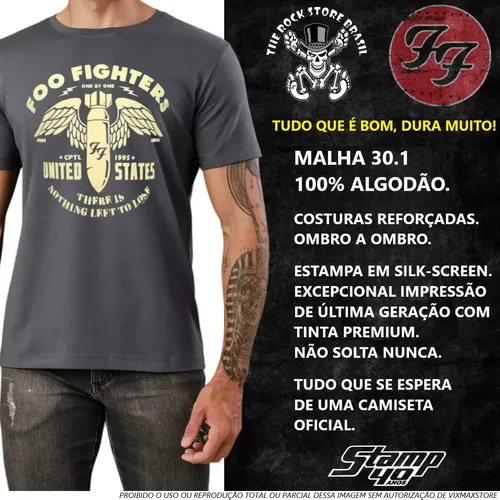 Camiseta Foo Fighters One By One Oficial Licenciada Stamp
