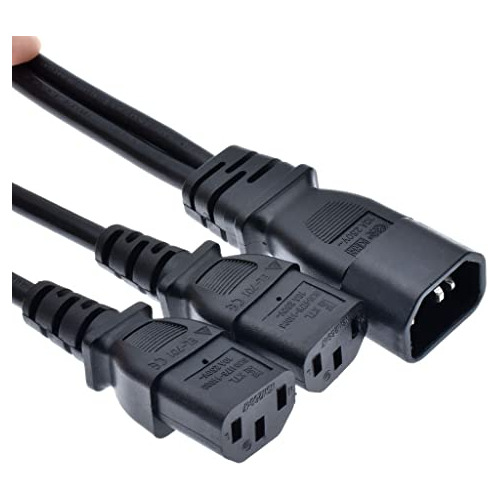 Divisor C14 2x C13, Divisor C14 (30 Cm), Enchufe Macho ...