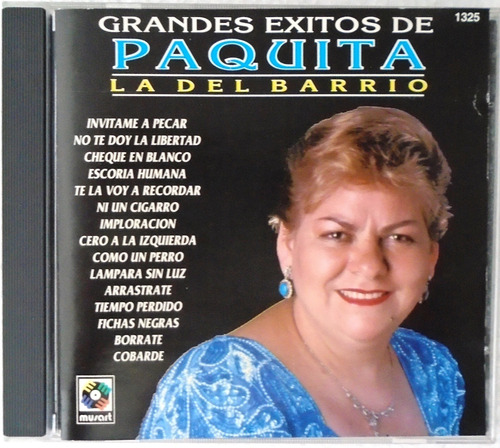 Paquita La Del Barrio - Grandes Exitos De Paquita Cd