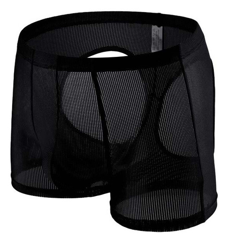 Pantalones Cortos Tipo Bóxer Suaves De Malla Transpirable Pa