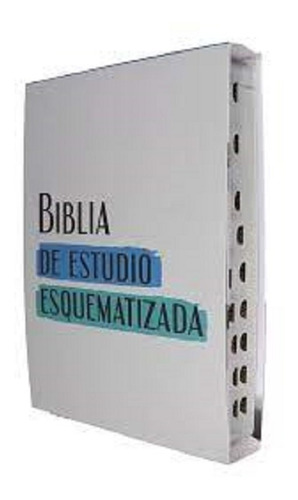 Biblia De Estudio Esquematizada Letra Grande Tapa Blanda