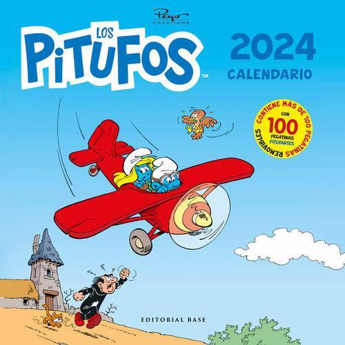 Libro Calendario Los Pitufos 2024 - Culliford, Pierre