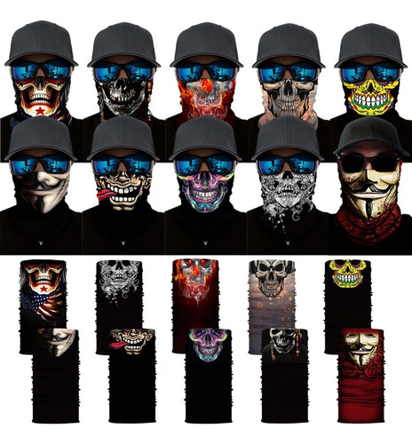 10pack Bandana - Multifunción Bandana-cacería, Moto, Pesca Color 1