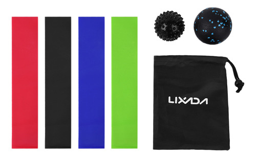 Set De Bandas Resistance Loop Y Pelota Con Puntas Para Gimna