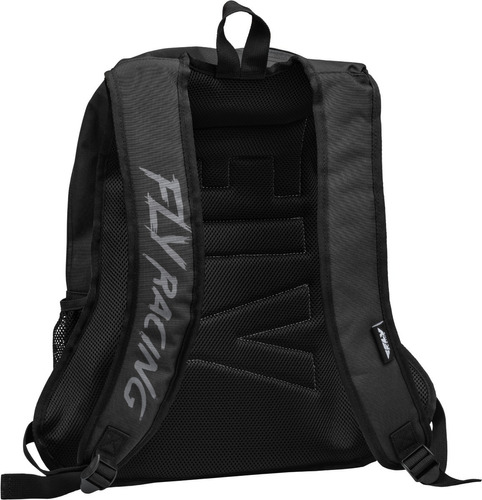 Mochila Bolsa Masculina Escolar Fly Racing Jump Rockstar 35l Cor Preto