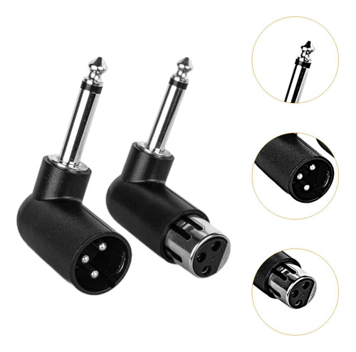 Adaptador Xlr Hembra De 3 Pines A Conector De 1/4"/6,35