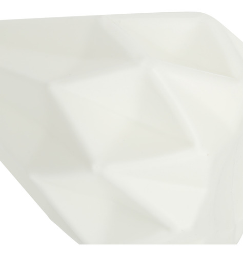 Vaso De Flores De 21 Cm De Altura, Geométrico Simples