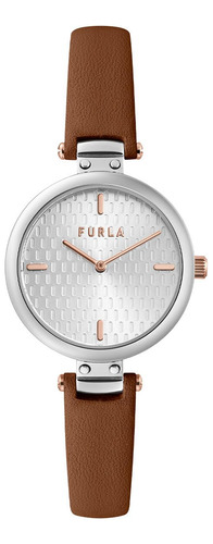 Reloj Furla De Cuero Marrón Para Mujer Modelo Ww00018002l1