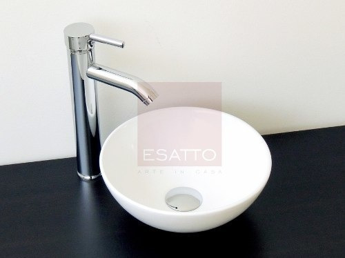 Esatto ® - Econokit Klein De Lavabo Llave Contra Y Cespol Acabado Brillo Color Blanco