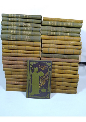 Historia Universal (43 Tomos) /césar Cantú/ Aprox 1911/ (Usado)