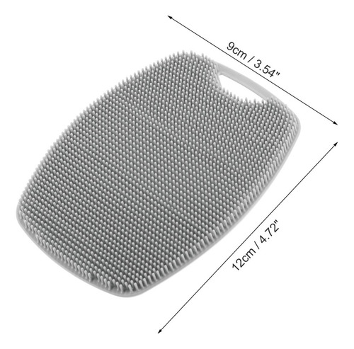 Cepillo De Baño Ducha De Silicona Exfoliante Cuerpo Masaje