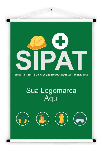 Banner Sipat Semana Prevenção De Acidentes Personalizado