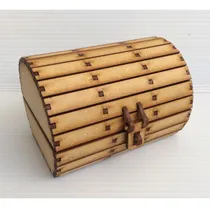 Comprar 10 Baules Cofres Laser Mdf Caja Alhajero Caja Redonda