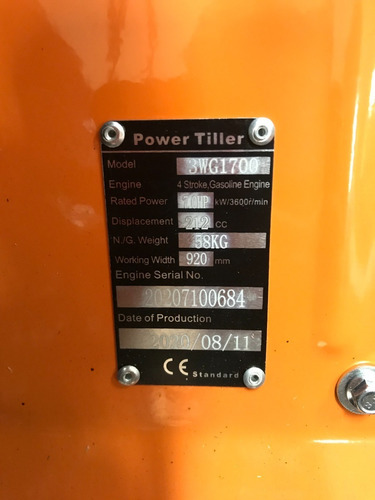 Imagen 9 de 9 de Motocultivador A Nafta Shimura 7.0 Hp