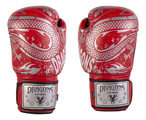 Guante Boxeo Kick Thai Dragons Premium Mma Sparring Box