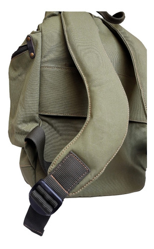 Mochila Fini San Roman Lona Algodón Impermeabilizada