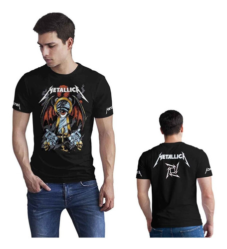 Polera Metalera Metallica D5