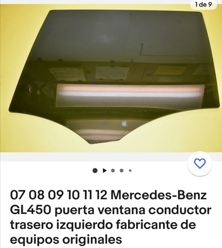 Vidrios Traseros De Mercedes Benz Gt 450 