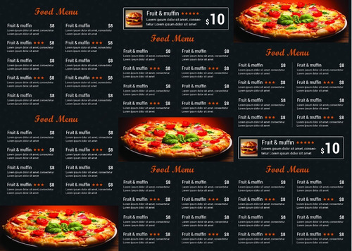 Pack 616 Artes Psd Restaurante + Cardápios E Menu Com Brinde