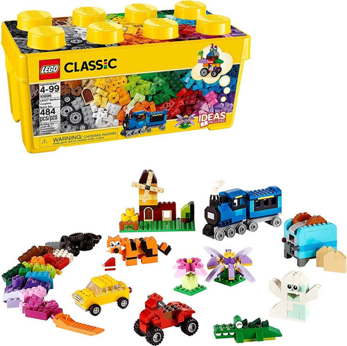 Lego Bloques, Caja Creativa Mediana De 484 Piezas Original