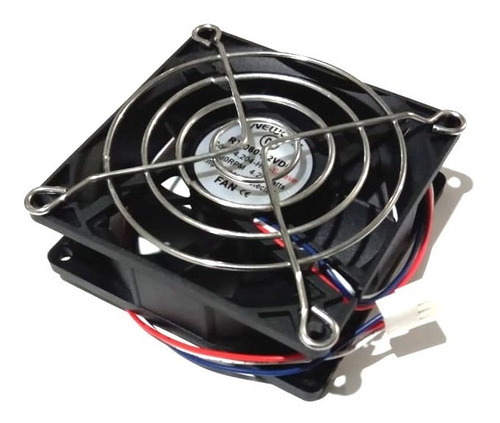 Cooler Nework 12v 80x80x25 5000rpm Bucha + Grade De Proteçao