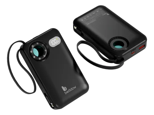 Power Bank 10000mah Anti-espionagem Rápida 22.5 Pd Ar Livre