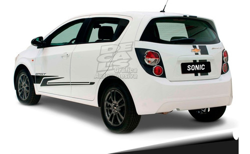 Calco Decoracion Chevrolet Sonic Effect Juego Completo