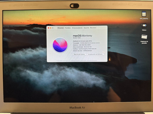 Macbook Air 13 2015 - A1466 En Excelentes Condiciones (Usado)