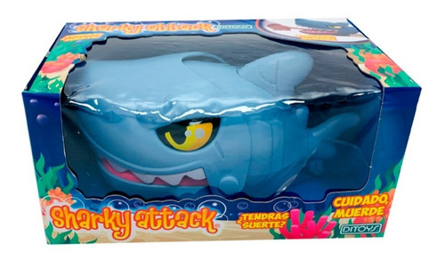 Juego De Mesa Sharky Attack Tiburon Que Muerde Orig Ditoys 