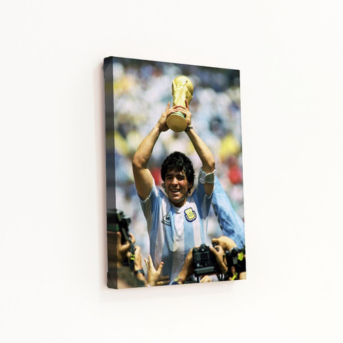 Cuadro Diego Maradona 10 Dios Copa Del Mundo Campeon 86 Deco