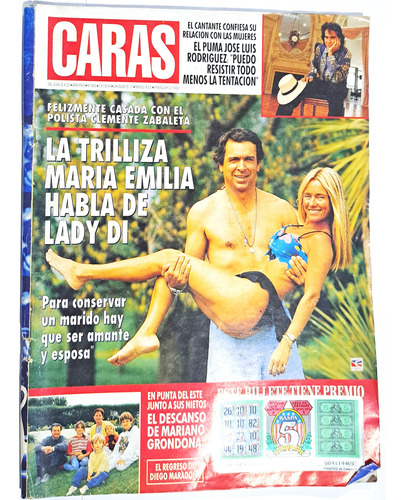 Caras / N° 665 / Año 1994 / Rolling Stones Y Diego Maradona