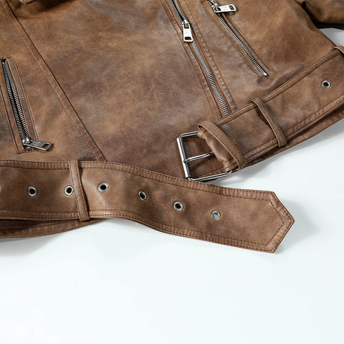 Campera Cuero Moto Biker Mujer Rockera Eco Motera Rocker