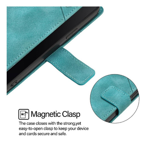 Funda Cartera De Cuero Magnética For Infinix Note 40 Pro 5g